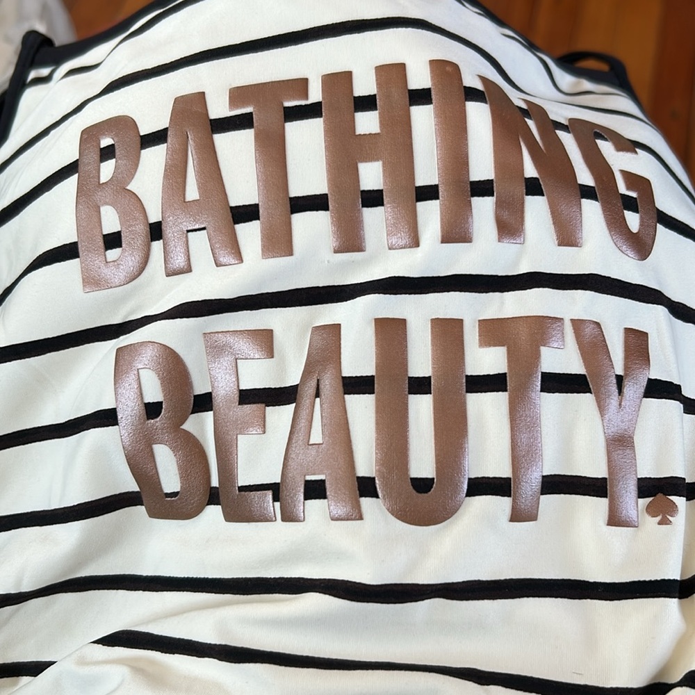 Kate Spade Striped “Bathing Beauty” Piece - Picture 3 of 5